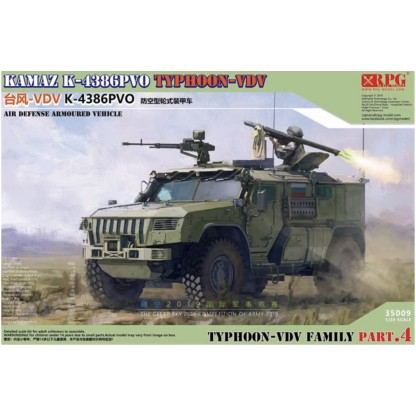 K-4386PVO Typhoon-VDV Air Defence Armoured Vehicle 1/35